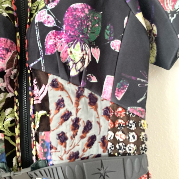 Byron Lars Beauty Mark Abstract Print Shift Dress Size 8 excellent condition - Picture 2 of 16